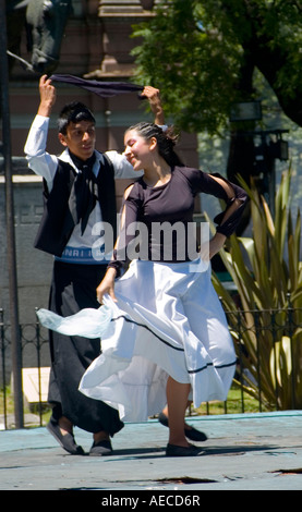 Paar Danging in BA Buenos Aires Argentinien BBAA. Stockfoto