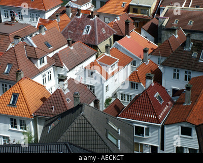 Altstadt von Bergen, Norwegen Stockfoto