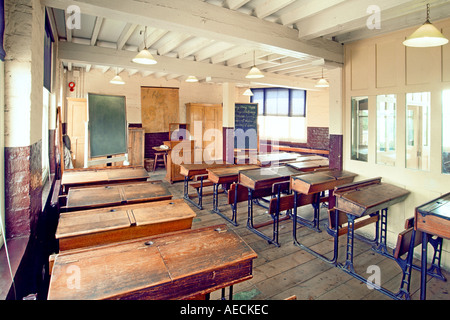 Der Copperfield Straße Schule in Hackney, zerlumpten früher die größte Schule in London aber nun ein Museum des viktorianischen Schulbildung. Stockfoto