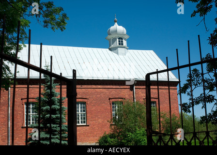 Kirche der russischen Altgläubigen in Varnja Dorf in der Nähe der Peipussee, Estland Baltikum Stockfoto