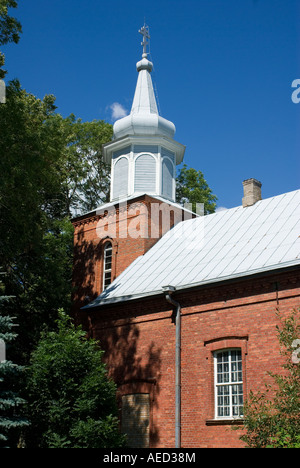 Kirche der russischen Altgläubigen in Varnja Dorf in der Nähe der Peipussee, Estland Baltikum Stockfoto