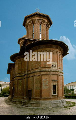 Kretzulescu Kirche am Piata Revolutiei und Calea Victoriei, Bukarest, Rumänien, Europa, EU Stockfoto