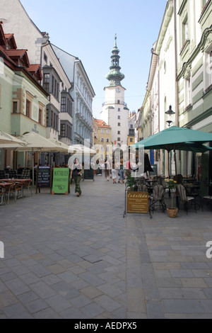 St. Michael Turm, Bratislava Stockfoto