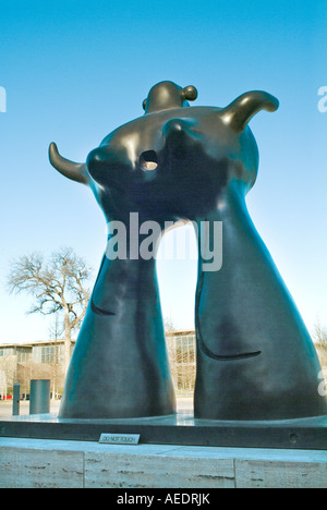 Äußere Skulptur im Kimball Kunst Museum in Ft Wert Texas Stockfoto