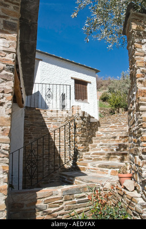 Traditionellen spanischen Dorf Haus Mecina Fondales La Taha Alpujarras Andalusien Spanien Stockfoto