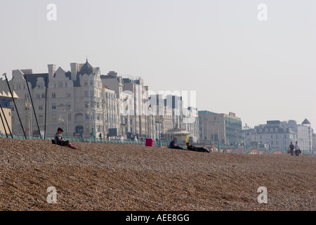 DeVere Grand Hotel direkt am Strand in Brighton Stockfoto