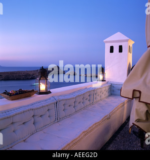 Traditionelle Haus Lindos Rhodos griechische Inseln Griechenland Hellas Stockfoto