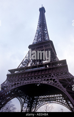 Der Eiffelturm in Paris Frankreich Stockfoto