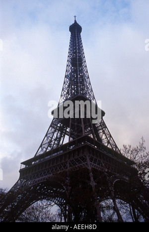 Der Eiffelturm in Paris Frankreich Stockfoto
