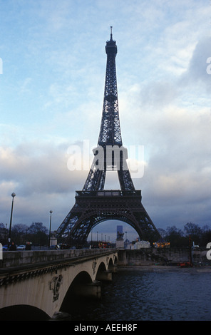 Der Eiffelturm in Paris Frankreich Stockfoto