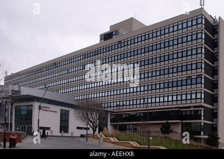 Sheffield Hallam University Owen Gebäude von Gollins Melvin Ward und Partner der 1950er Jahre Stockfoto