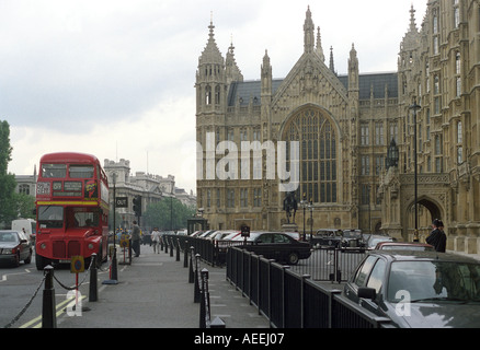 Die Häuser des Parlaments in Westminster in London Stockfoto