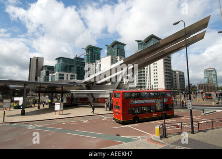 Busbahnhof in Vauxhall Cross, London England UK Stockfoto