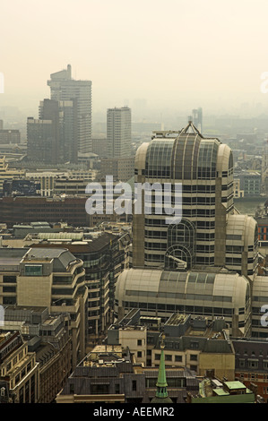 Der Londoner Skyline, darunter Barclays Bank Stadtbüros Gebäude 54 Lombard Street Stockfoto