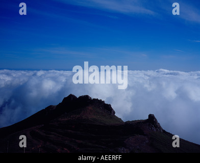 Paul da Serra Wolken Madeira Portugal Europa. Foto: Willy Matheisl Stockfoto