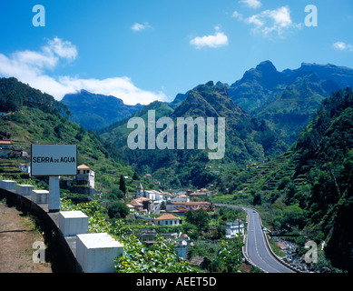 Dorf Serra de Agua Madeira Portugal Europa. Foto: Willy Matheisl Stockfoto