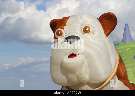 Churchill Hund Sonderform Ballon am Bristol Balloon Fiesta Stockfoto