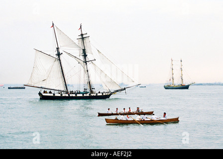 das Royalist, Meer Kadett Schiff im Hafen von Portsmouth während der IFOS 2005. Stockfoto