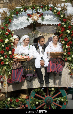 Festa di Sant Efisio Cagliari Sardinien Italien Stockfoto