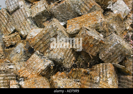 ein Metall Schrotthändler in Blackburn, Lancashire, UK Stockfoto