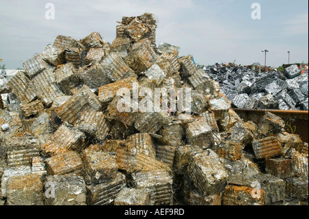 ein Metall Schrotthändler in Blackburn, Lancashire, UK Stockfoto