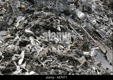 ein Metall Schrotthändler in Blackburn, Lancashire, UK Stockfoto