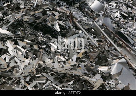 ein Metall Schrotthändler in Blackburn, Lancashire, UK Stockfoto