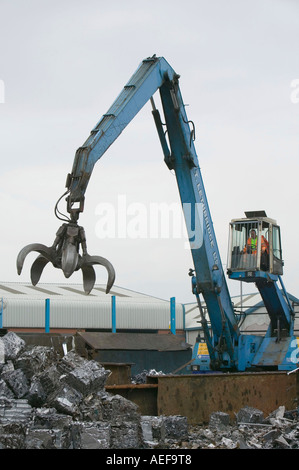 ein Metall Schrotthändler in Blackburn, Lancashire, UK Stockfoto