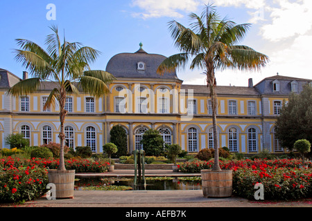 Poppelsdorfer Schloss und botanischen Gärten Bonn Nordrhein Westfalen Deutschland Europa Stockfoto