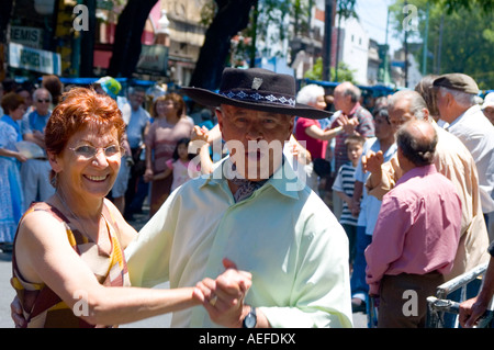 Paar Danging in BA Buenos Aires Argentinien BBAA. Stockfoto