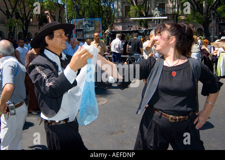 Paar Danging in BA Buenos Aires Argentinien BBAA. Stockfoto