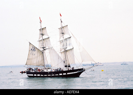 das Royalist, Meer Kadett Schiff im Hafen von Portsmouth während der IFOS 2005. Stockfoto