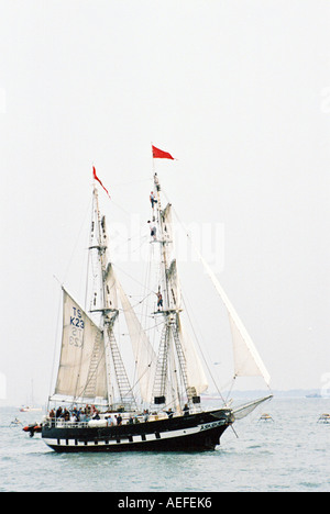 das Royalist, Meer Kadett Schiff im Hafen von Portsmouth während der IFOS 2005. Stockfoto