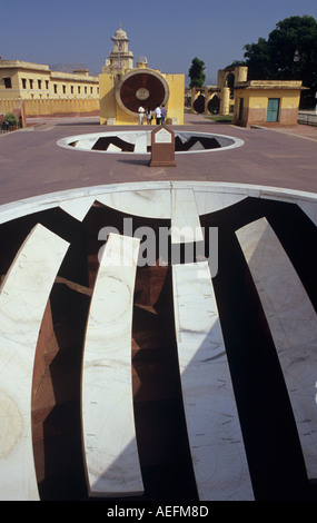 Jantar Mantar Sternwarte Jaipur Rajasthan Indien Stockfoto