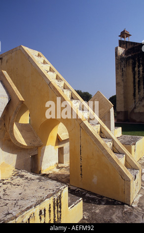 Jantar Mantar Sternwarte Jaipur Rajasthan Indien Stockfoto