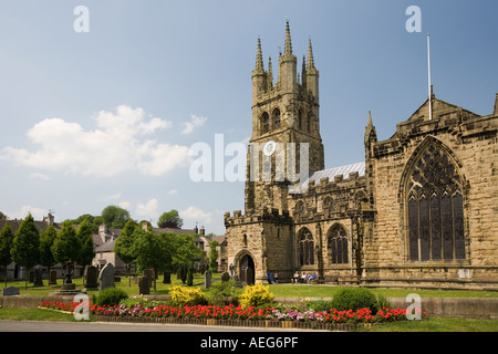 Derbyshire Tideswell Johannes Baptisten Kirche die Kathedrale des Peak District Stockfoto