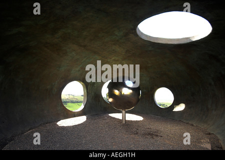 Skulptur, Atom, Panoptikum, Wycoller Country Park, Pendle, UK Stockfoto