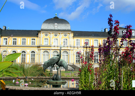 Poppelsdorfer Schloss und botanischen Gärten Bonn Nordrhein Westfalen Deutschland Europa Stockfoto