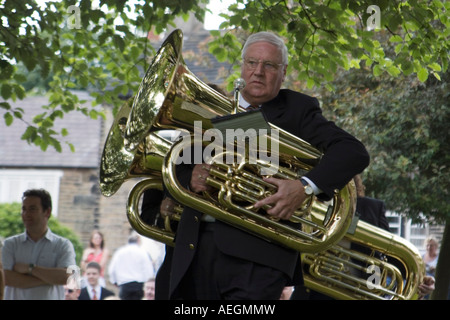 Saddleworth Whit Freitag Band Contest Dobcross Saddleworth Stockfoto