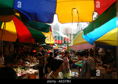 Shau Kei Wan Freiverkehr Hong Kong China Stockfoto