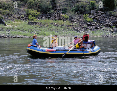 Wildwasser Sparren am Snake River in Hölle s Canyon Idaho Stockfoto
