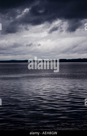 Flusses Pielisjoki in der Stadt Joensuu Finnland Stockfoto