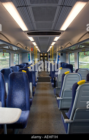 Londonmidland - Zähler Klasse 350/1 Desiro - Interieur Stockfoto