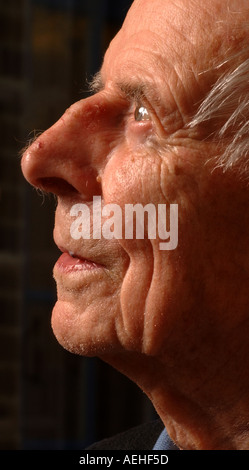 Die späten Harry Patch-am Alter 106 Jahre-WWI Veteran "Tommy" in Wells, Somerset, 2004. Stockfoto