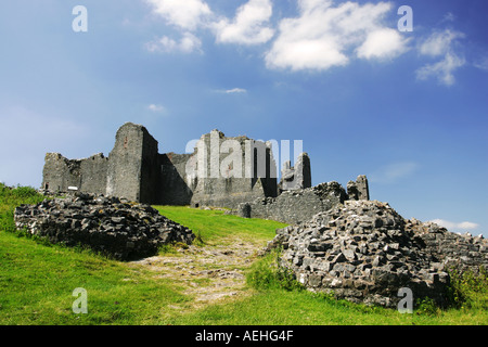 Alten Eingang zur Position Cennen Castle in der Nähe von Llandeilo Carmarthenshire Mid Wales Großbritannien UK GB Stockfoto