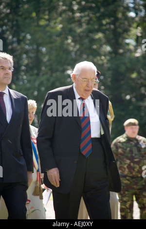 Dr. Ian Paisley in den Dienst von Thiepval-Denkmal für die Schlacht des ersten Tages an der Somme 1916 am 1. Juli 2007 Stockfoto