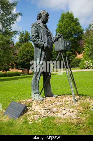 William Henry Fox Talbot Statue Stockfoto