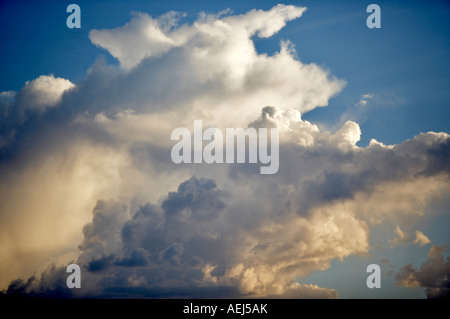 Gewitterwolken über der Black Rock Wüste Nevada Stockfoto