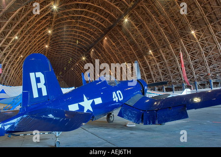 Chance Vought F4U Corsair Aricraft Tillamook Air Museum Stockfoto