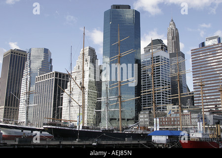 Skyline von Manhattan, New York, USA Stockfoto